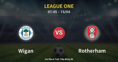 Wigan vs Rotherham 15/04