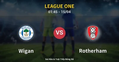 Wigan vs Rotherham 15/04