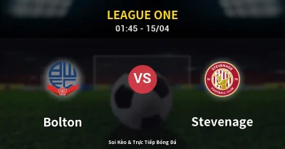 Bolton vs Stevenage 15/04