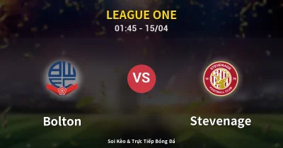 Bolton vs Stevenage 15/04