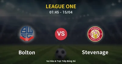 Bolton vs Stevenage 15/04
