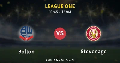 Bolton vs Stevenage 15/04
