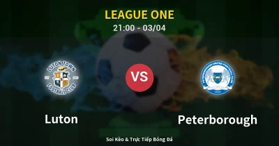 Luton vs Peterborough 03/04