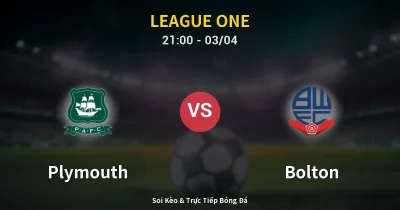 Plymouth vs Bolton 03/04