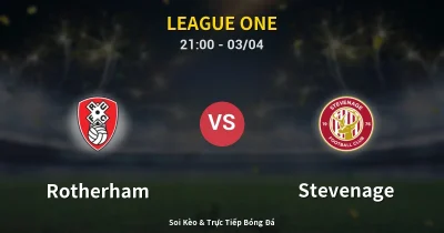 Rotherham vs Stevenage 03/04