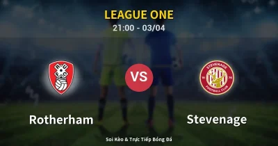 Rotherham vs Stevenage 03/04