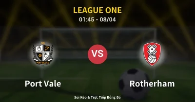 Port Vale vs Rotherham 08/04