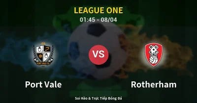 Port Vale vs Rotherham 08/04