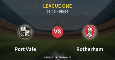 Port Vale vs Rotherham 08/04