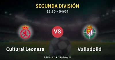 Cultural Leonesa vs Valladolid 04/04