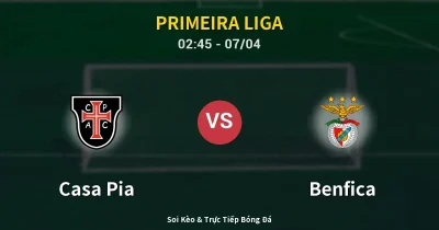 Casa Pia vs Benfica 07/04
