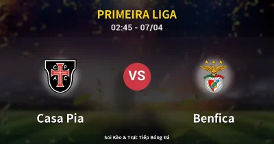 Casa Pia vs Benfica 07/04