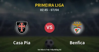 Casa Pia vs Benfica 07/04