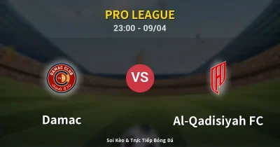 Damac vs Al-Qadisiyah FC 09/04