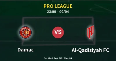 Damac vs Al-Qadisiyah FC 09/04