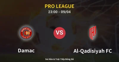 Damac vs Al-Qadisiyah FC 09/04