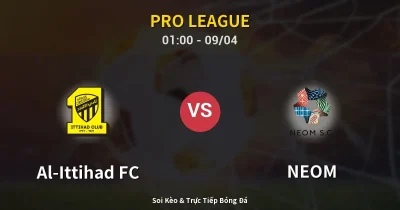 Al-Ittihad FC vs NEOM 09/04