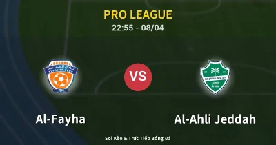 Al-Fayha vs Al-Ahli Jeddah 08/04