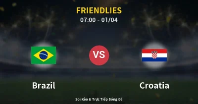 Brazil vs Croatia 01/04