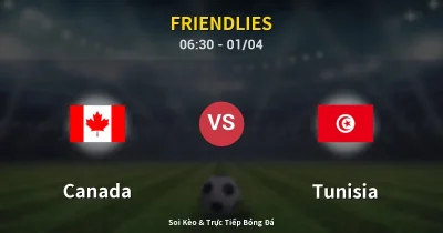 Canada vs Tunisia 01/04