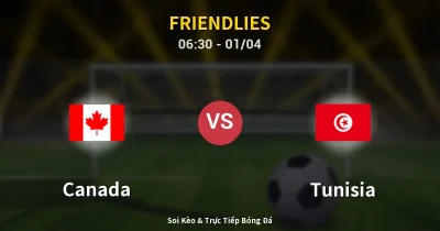 Canada vs Tunisia 01/04