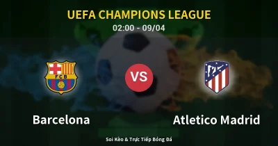 Barcelona vs Atletico Madrid 09/04