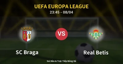 SC Braga vs Real Betis 08/04