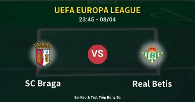 SC Braga vs Real Betis 08/04