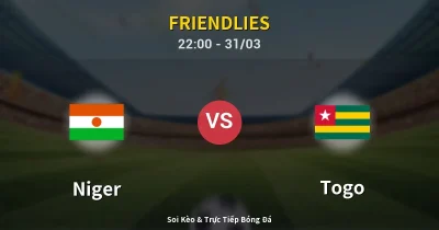 Niger vs Togo 31/03
