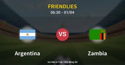 Argentina vs Zambia 01/04