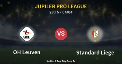 OH Leuven vs Standard Liege 04/04