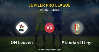 OH Leuven vs Standard Liege 04/04