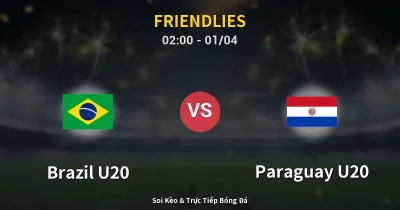 Brazil U20 vs Paraguay U20 01/04