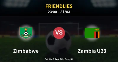 Zimbabwe vs Zambia U23 31/03
